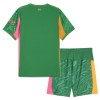 Officiële Voetbalshirt + Korte Broek Doelman Manchester City 2025-26 Groene - Kids